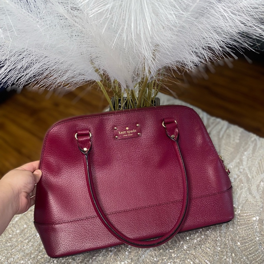 Kate Spade Burgundy Shoulder Bag 👛😍